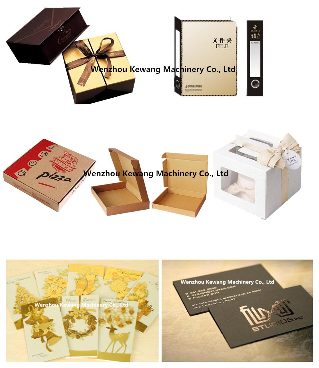 Die Cutting and Creasing with Hot Foil Stamping Machine