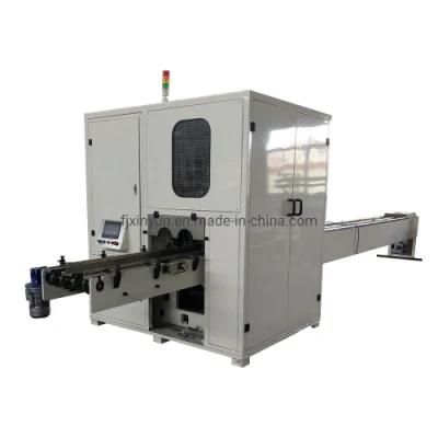 Double Channels Log Saw Toilet Roll Paper Cutting Machine