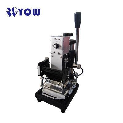 PVC Card with Good Quality Cotton Gin Manual Hot Foil Stamping Machine