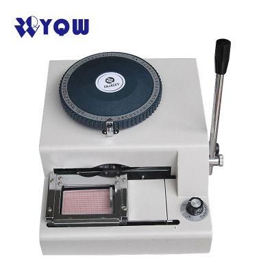 Hand Operate PVC Card Embosser Data Cards Embossing Machine