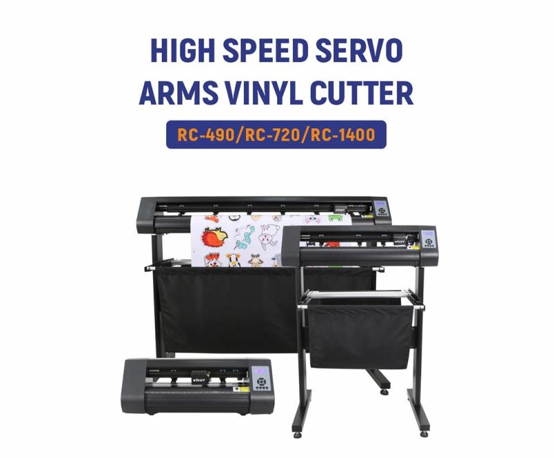 Vinyl Sign Sticker Cutter Plotter with Contour Cut Function Machine RC-1400