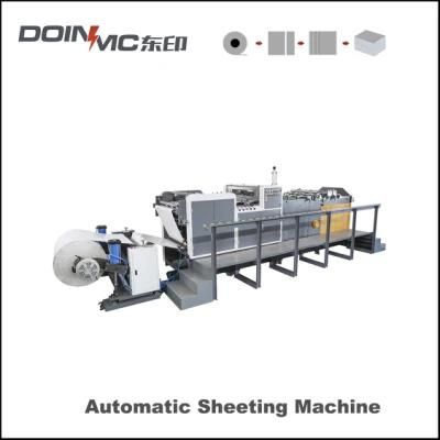 Art Paper Sheets Cutting Machine with Slitter Unit Reel to Sheets Cross Cutting Machine Auto Tension Cross Sheeter Machinery China
