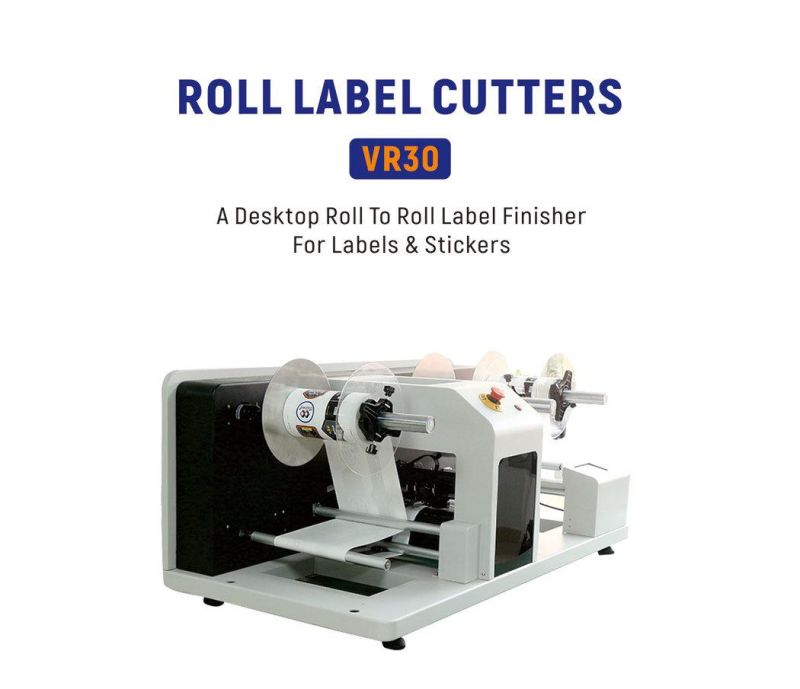 Label Cutter High Speed Precision Sticker Roll Label Cutting Machine