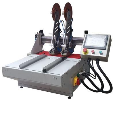 Tape Dispensing Machine with Air Compressor / Double Sided Tape Dispenser/Semi Auto Paste and Cut PVC Tape Machine