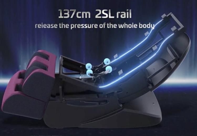 2021 Hot Product High End Electric Shiatsu 4D Chair Massage Zero Gravity SL Ai Voice Control Massager Recliner Chair