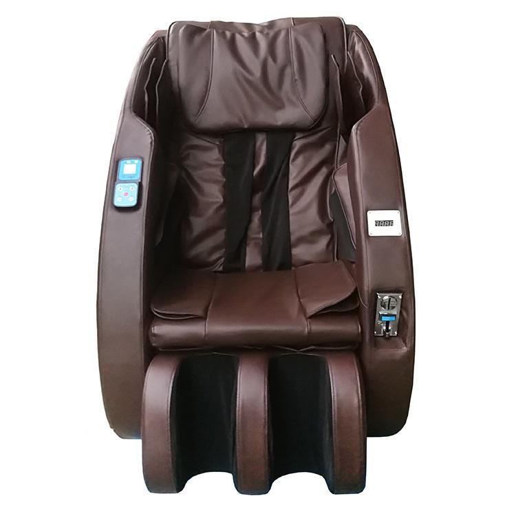 Electric Full Body Shiatsu Vending Chair Massage Money Operated Shopping Mall Massage Chair with Bill Coin Slot