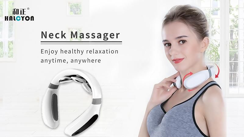 Hezheng FDA/Ce Physical Therapy Self Heating Massager Neck Pain Self Massage Tool