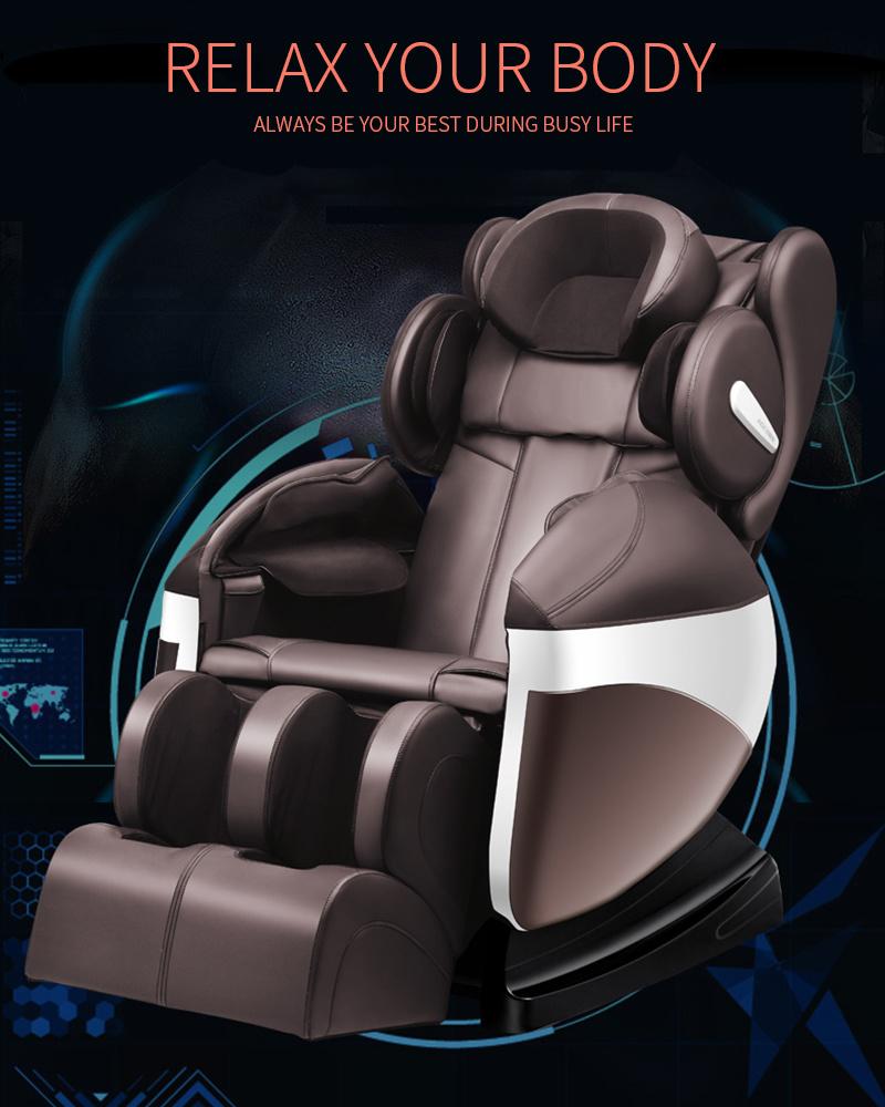 2022 Latest S-Track Zero Gravity Shiatsu Electric Massage Chair