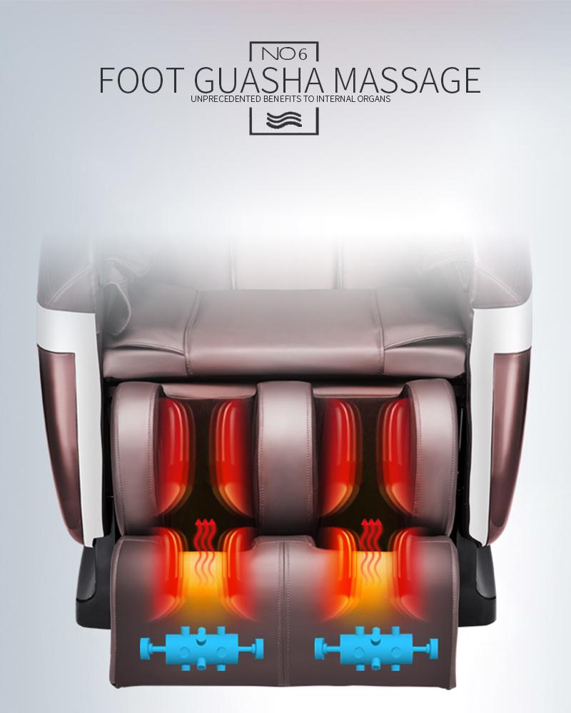 Latest S-Track Zero Gravity Shiatsu Electric Massage Chair