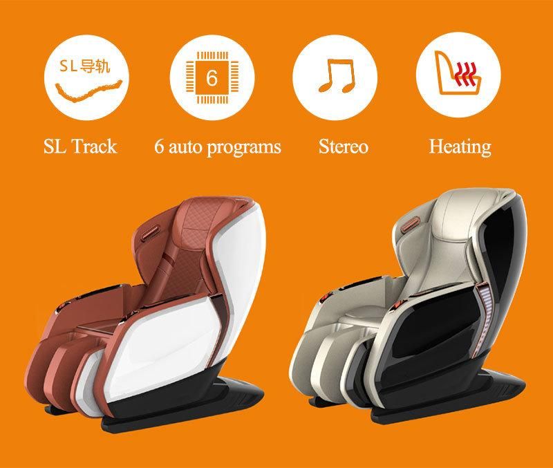 Deluxe Body Care Massager Heated Leisure Massage Chair with Extendable Footrest