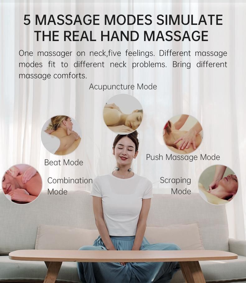 Electric Pulse Portable Shoulder Back and Neck Neck Massager