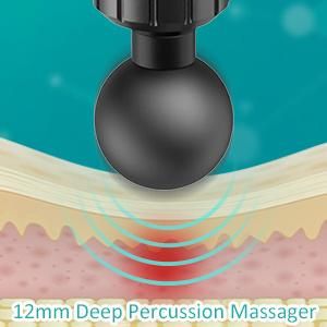 Round USB Tahath Color Box /Brown Carton Handheld Massager Massage Gun