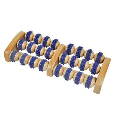 Wood Foot Massage 24 Balls Wooden Roller Stress Relief Body Massage Relax Feet 270627