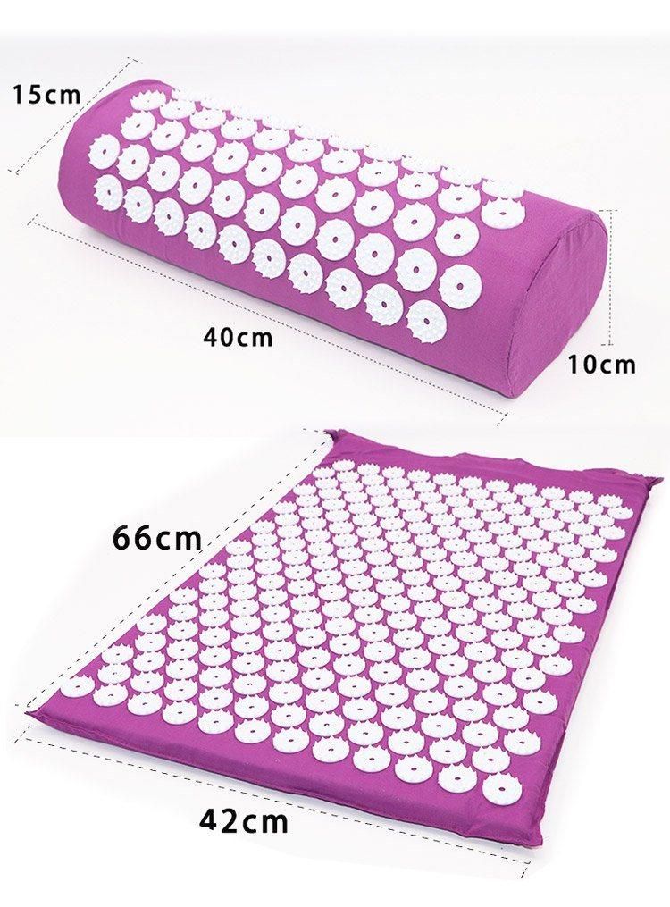 Acupressure Massage Shakti Back Pain Relief Acupressure Mat and Pillow Set