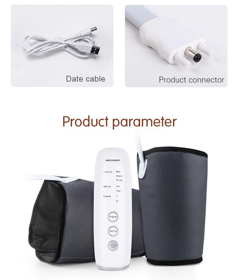 CE FDA Approved Hot Air Compressure Massager Built-in Battery Air Bag Leg Massager