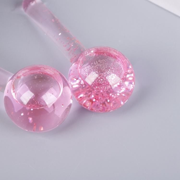 Custom New Mini Beauty Globes Roller Cooling Facial Ice Globes Face Massager