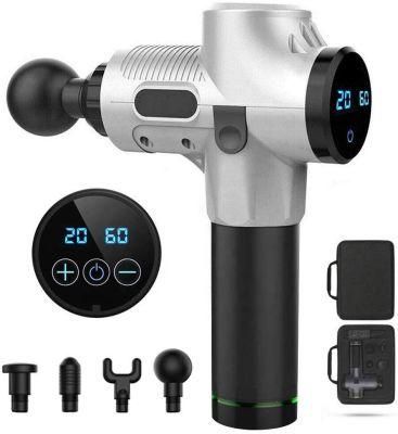 Rechargeable Lithium Battery Deep Muscle Massage Gun Cordless Tissue Massage Gun for Body Massaging