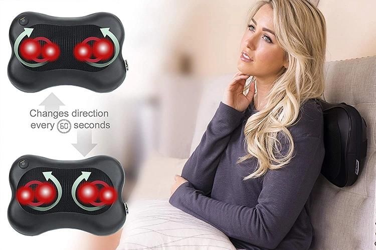 Wholesale Portable Smart Relaxation Neck Massage Pillow Shiatsu Neck Massage Pillow with Heating