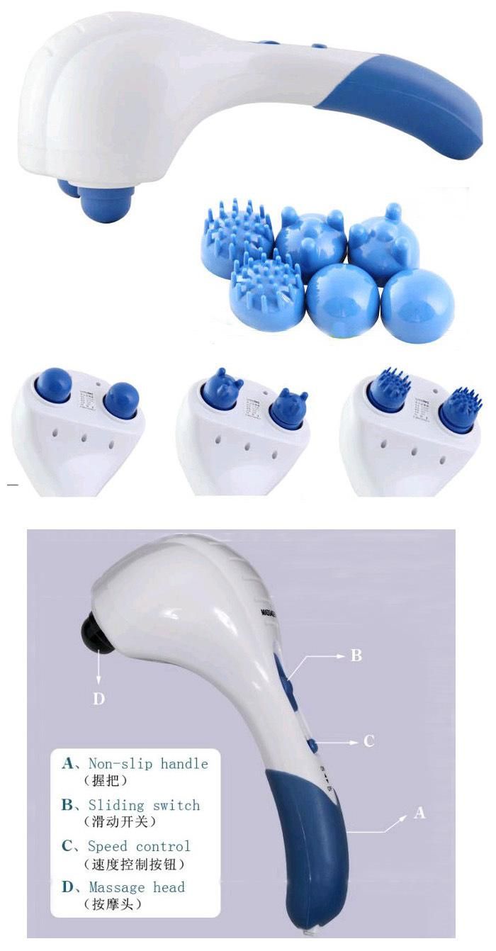 Powerful Double Head Tapping Handheld Body Massager Infrared Massager Hammer