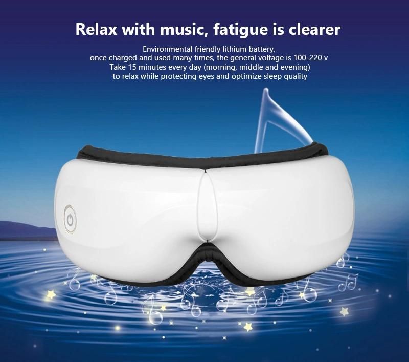 Customized Intelligent Portable Eye Massager with Heat Music Function