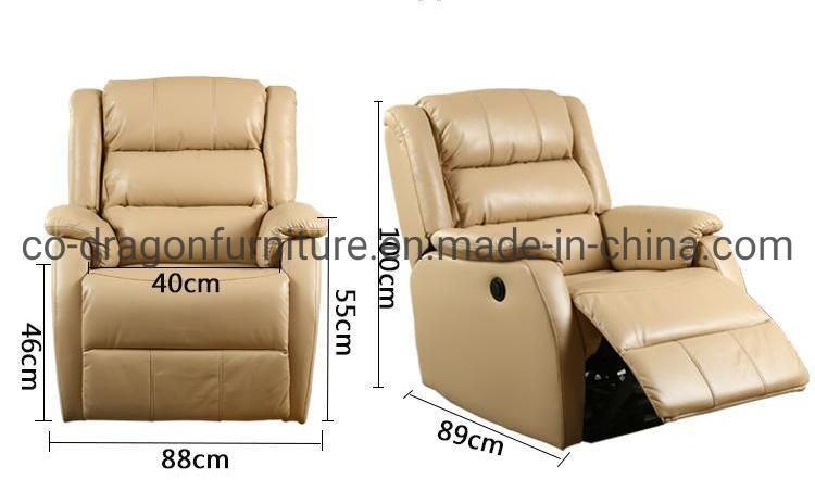 Modern High Back Adjustable Leisure Massage Chair Sets with Leather