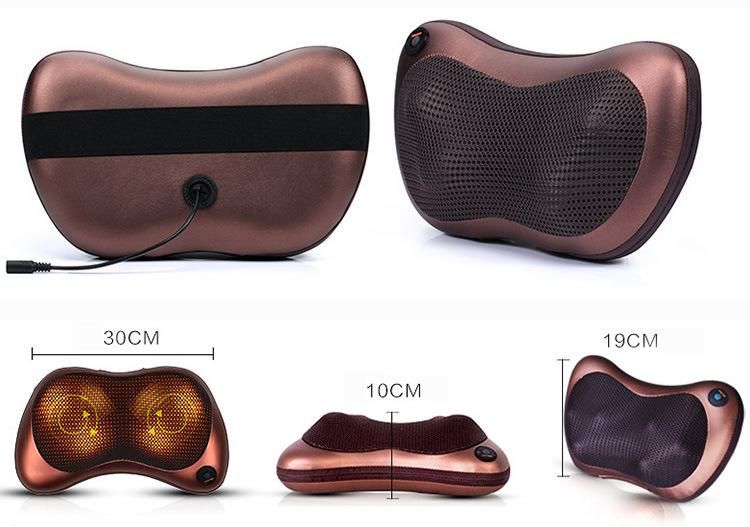 OEM Factory Price Electric Battery Operated Mini Shiatsu Car Neck Massage Pillow