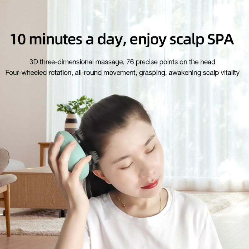 Electric Scalp Massager Waterproof Electric Simulation Electric Scalp Hair Massager Cordless Handheld Body Massager