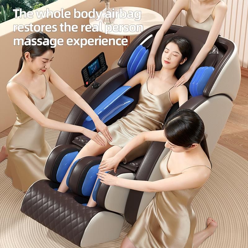 Export China Poltrona Massaggiante 2022 4D Zero Gravity Luxury Recliner Chair Massage Electric Rocking Full Body Massage Chair