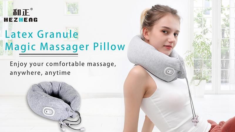 Hot Selling Long Natural Latex Pillow Foam Pillow Neck Pillow for Office, Home, Travelling