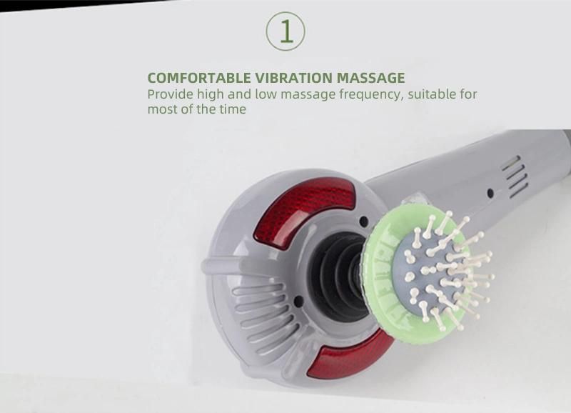 Electric Infrared Body Massager Handheld Deep Tissue Massage Hammer