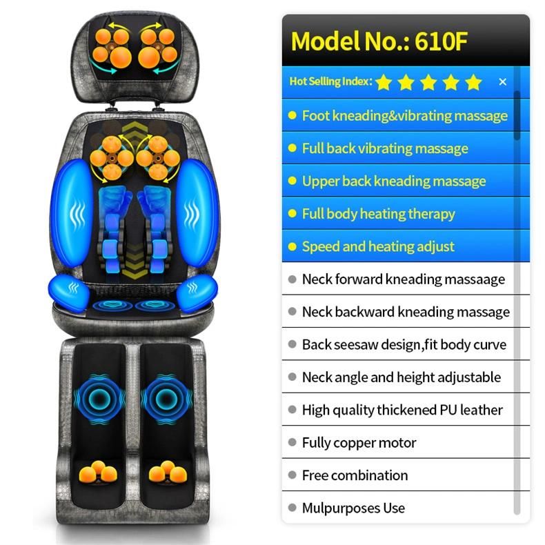 Fangao Back Massage Cushion Neck Massager Car Massage Seat