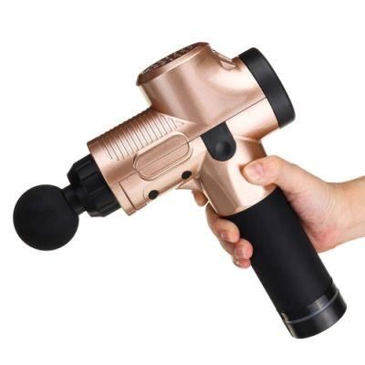 Fitness Electrical Deep Vibrating Tissue Fascia Muscle Massager Gun for Exercising Muscle Pain Relief Body Shaping