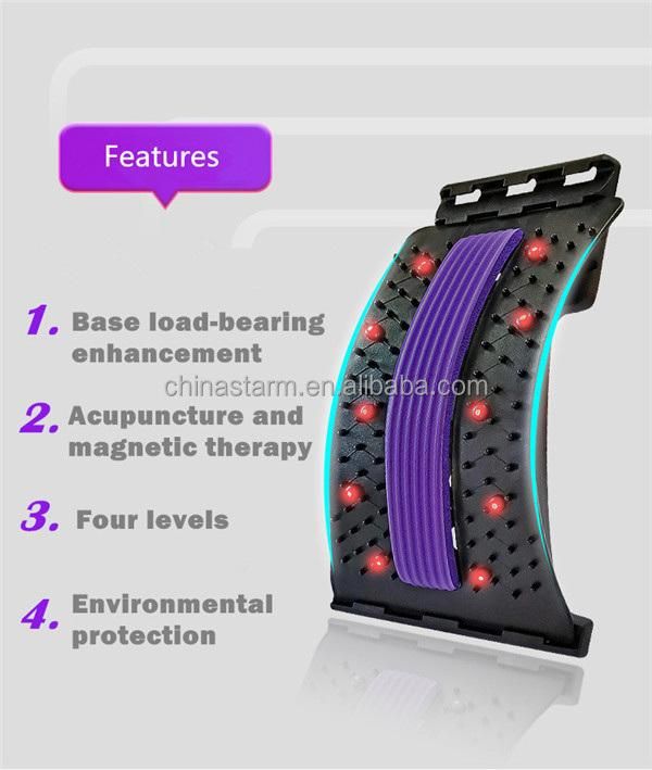 Back Stretcher, Lumbar Traction Device with Built-in Sciatica to Relieve Spinal Stenosis and Pain Relief