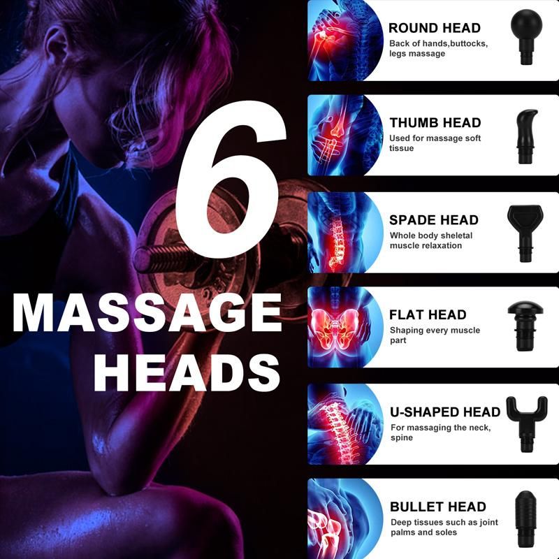 Electrical High Quality Heating Function Deep Muscle Sport Massage Gun