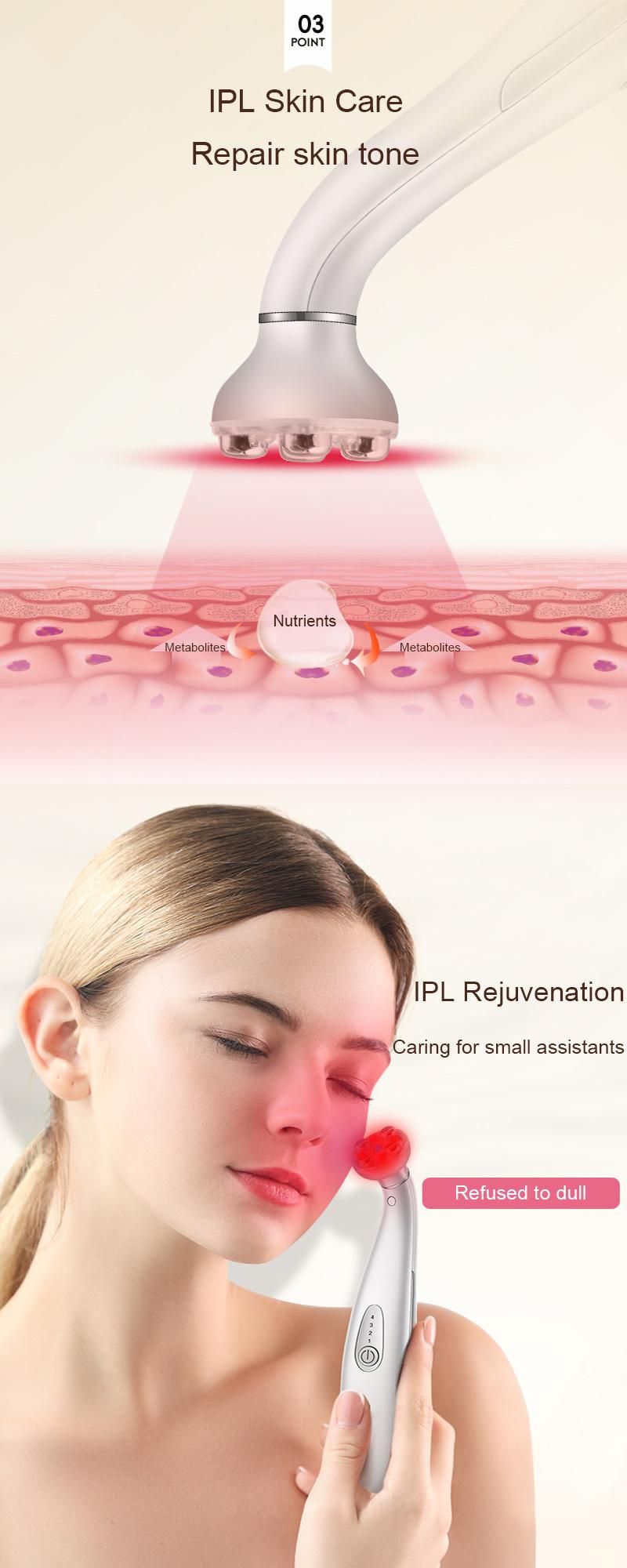 Needleless Nano Radio Frequency Instrument Visual Smart Electric Eye Massager Skin Rejuvenation Device RF