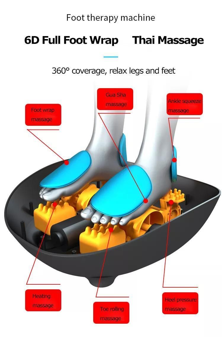 Customized Residential Use with Heating Salon Equipment Feet Foot Massage Roller Machine