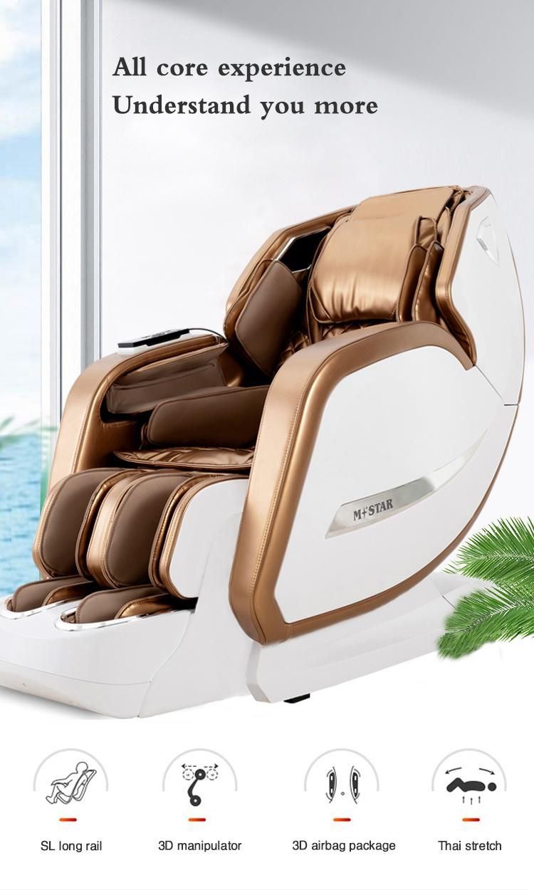 Full Body Care Shiatsu Automatic Airbags Pressure 3D Chair Massage Price