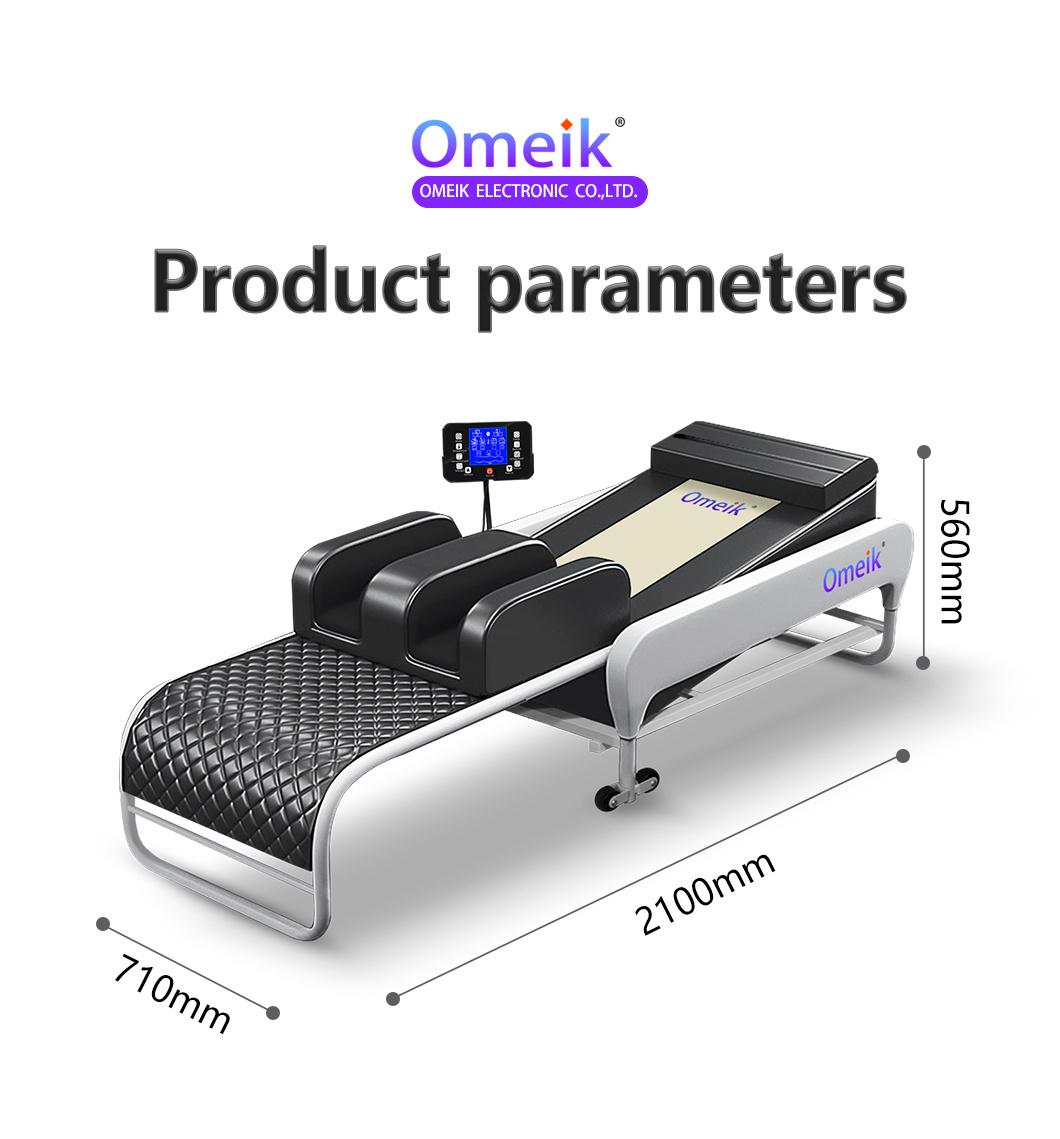 Warm Jade Roller Cervical Spondylosis and Lumbar Disc Herniation Therapy Massage Bed for Hospital