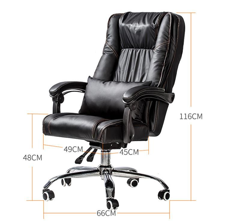 Electric Luxury Executive Heated Swivel Office Massage Chair 3D Body Shiatsu Vibration and Heating Chair Massage