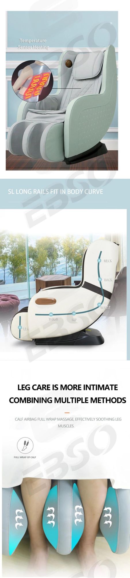 Full Body 2D Zero Gravity Yoga Stretching Massage Chair