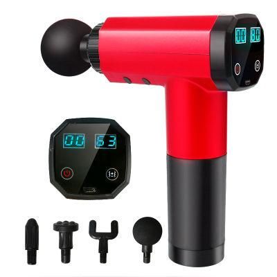 OEM Sports Portable Electric Fascia Gun Impulse Percussion Deep Tissue Vibration Body Muscle Mini Massage Gun Massager