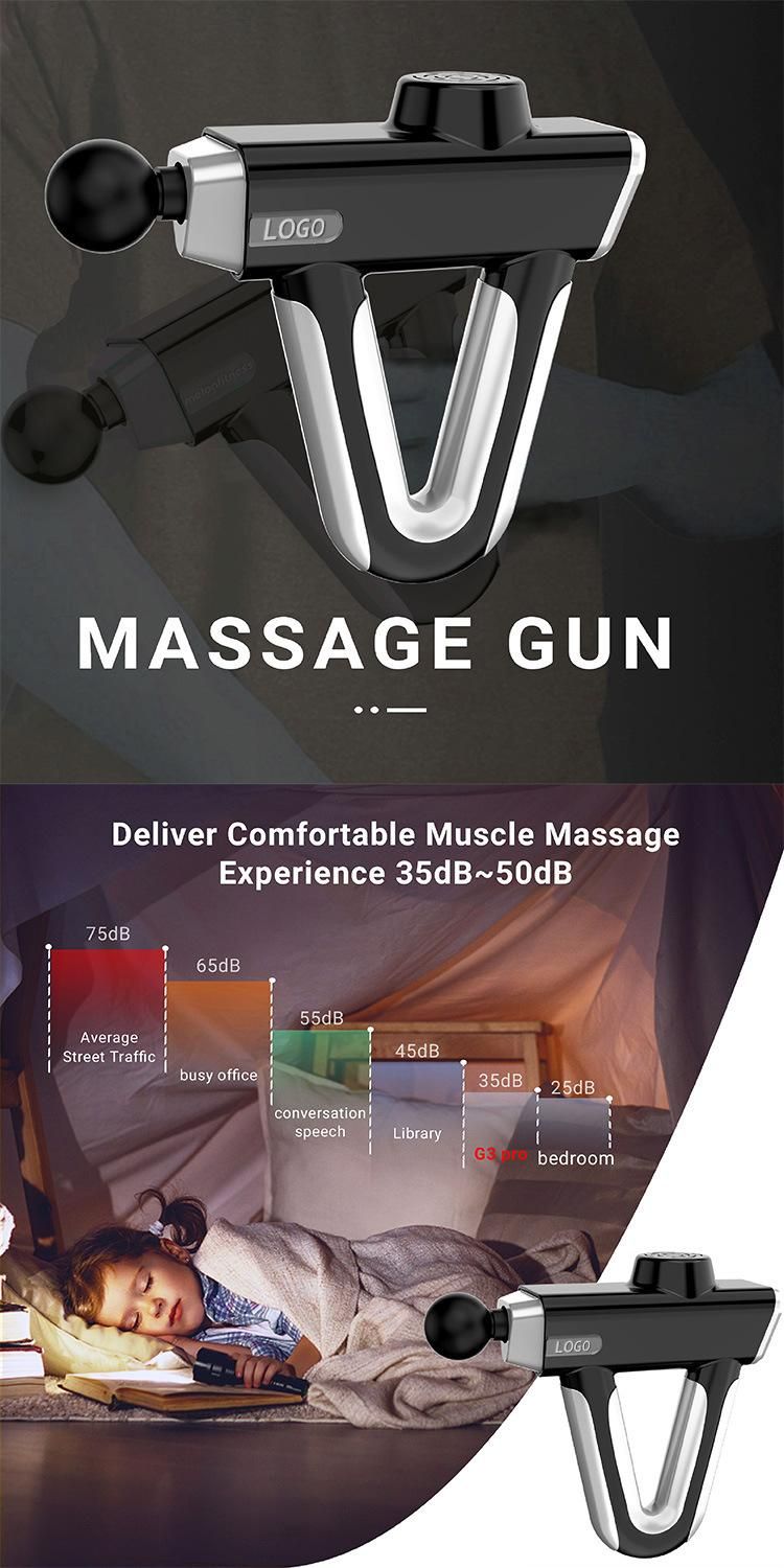 Muscle Massager Electric Fascia Gun Booster Portable Muscle Massage Gun