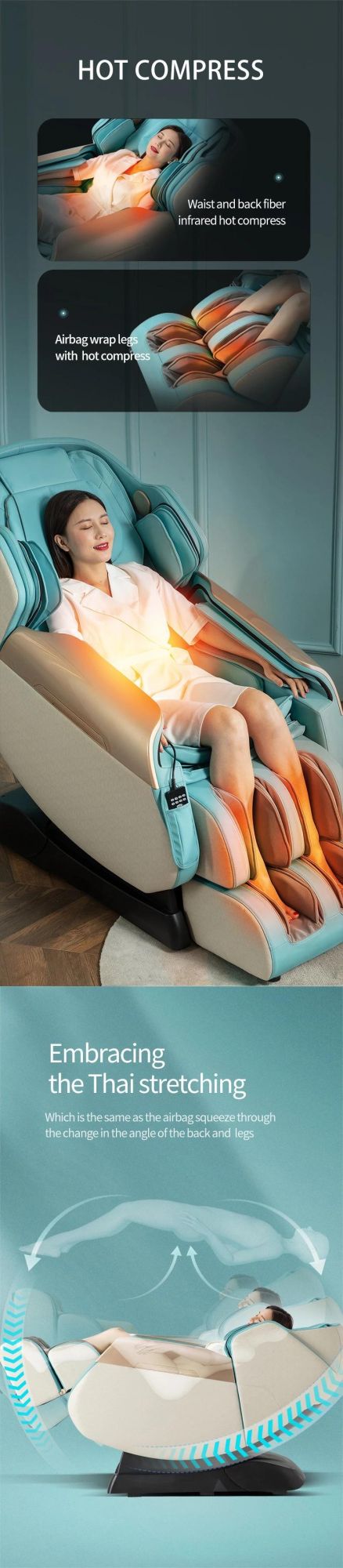 2021 Best Selling 3D Massage Therapy Chair