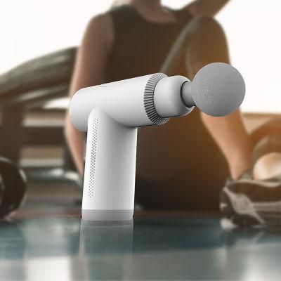 Handheld Electric Body Muscle Massager Deep Tissue High Intensity Vibration Percussion Massage Gun Device with 4 Heads