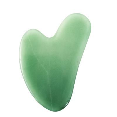 Amazon Hot Selling Scraping Massage Heart-Shaped Dong Ling Jade Gua Sha Board