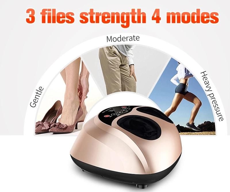 Hot Sale Folding Heating Vibrating Calf Air Compression Foot Massager