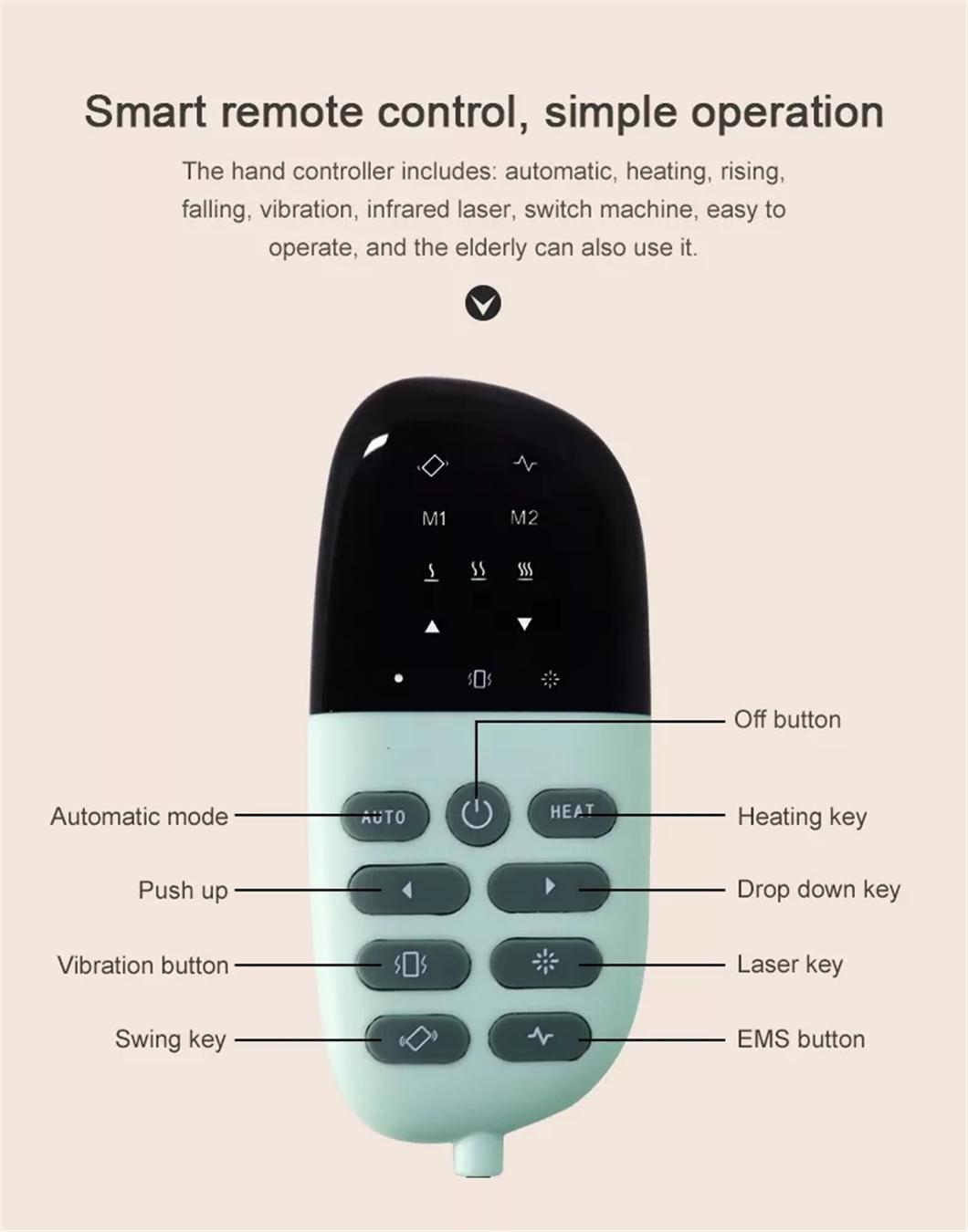 Professional Lumbar Traction Device Deep Tissue Lumbar Massager Electric Lumbar Traction Machine