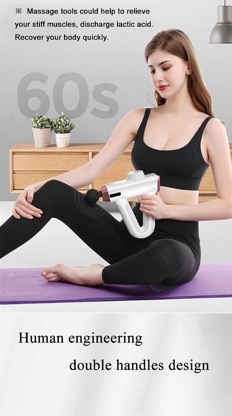 Rechargeable Electrical Deep Vibration Tissue Fascia Muscle Massager Gun