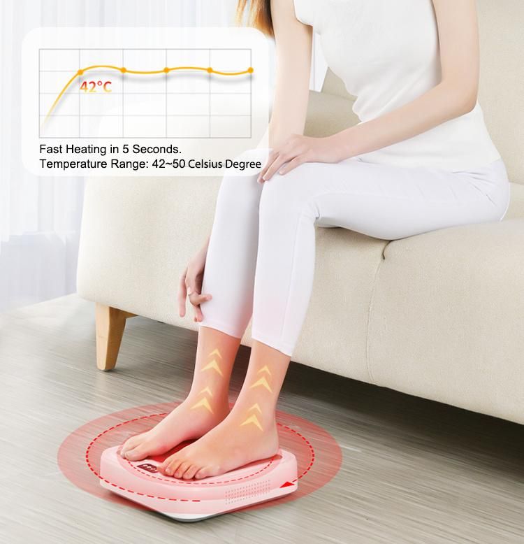 Wholesale Price Blood Circulation Leg Massage Machine EMS Heating Foot Sole Massager