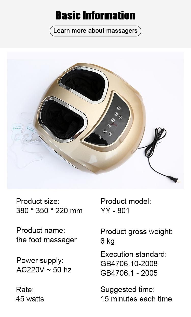 Hot Sale Electric Heating Leg and Foot Massager Machine for Home Use